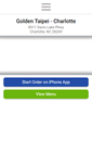 Mobile Screenshot of goldentaipeicharlotte.com