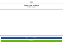 Tablet Screenshot of goldentaipeicharlotte.com